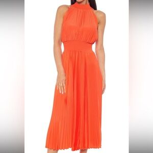MARINA Radiant Orange Dress